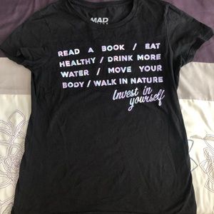 Mad Engine Black Tshirt Size Small